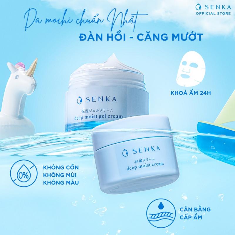 Mặt nạ ngủ Senka Deep moist Gel Cream