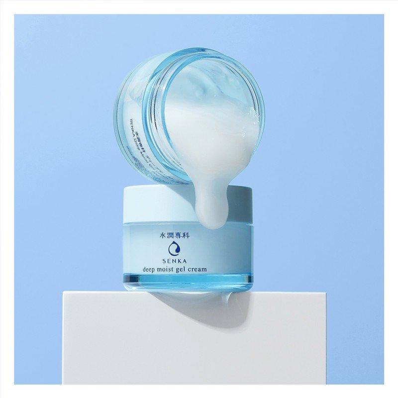 Mặt nạ ngủ Senka Deep Moist Gel Cream
