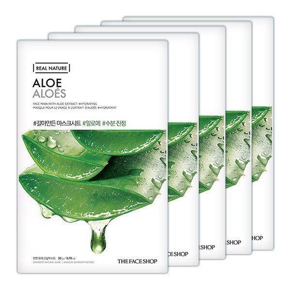 Mặt nạ nha đam Real Nature Mask Aloe The Face Shop