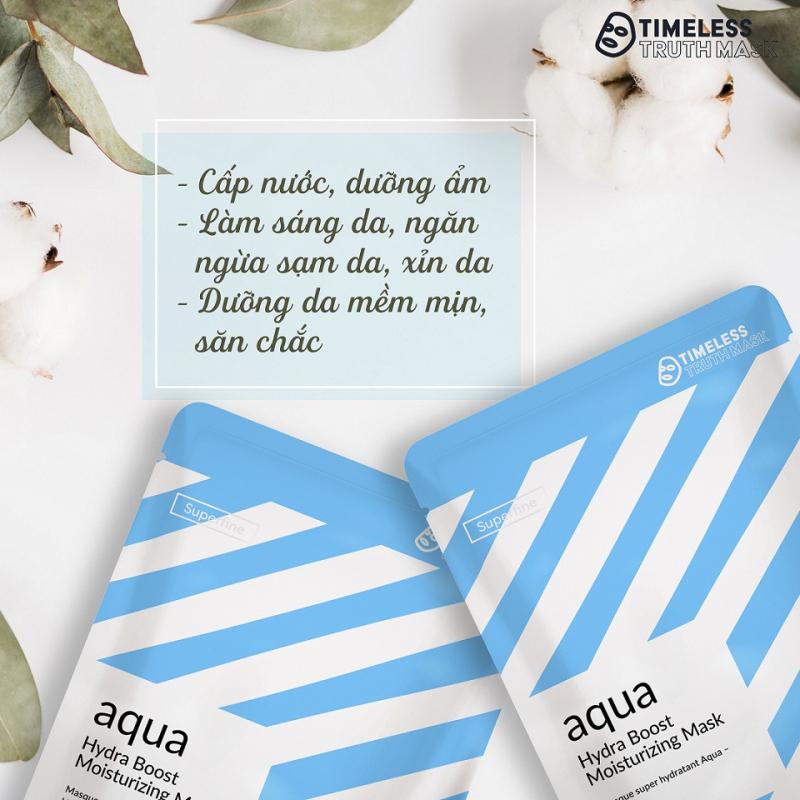 Mặt nạ sợi tơ siêu nhẹ làm sáng da, dưỡng ẩm sâu Timeless Truth Mask - Aqua Hydra Boost