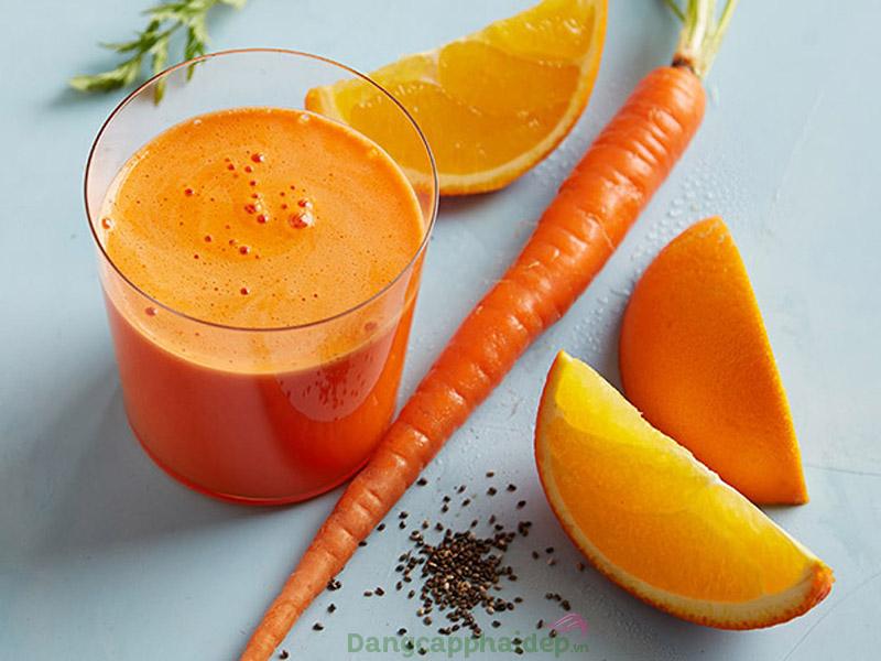 Mặt nạ trị nám da - cà rốt, mật ong