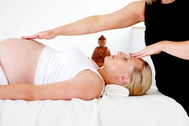 Matxa giúp bà bầu được thư giãn