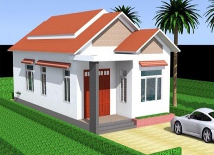 Mẫu nhà cấp 4 số 1 loại 1