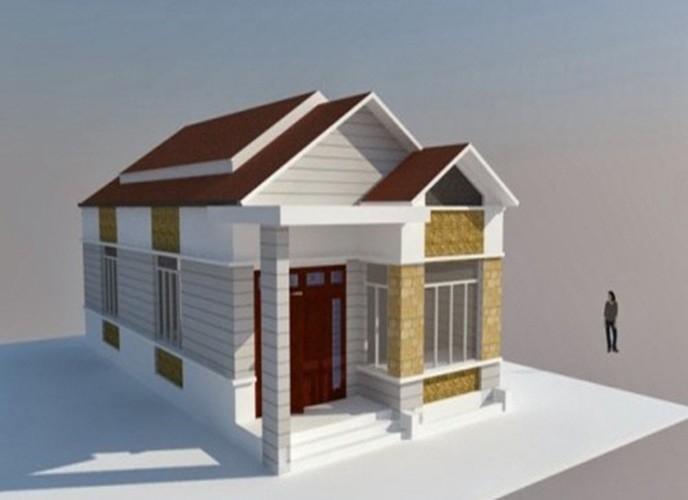 Mẫu nhà cấp 4 số 1 loại 2