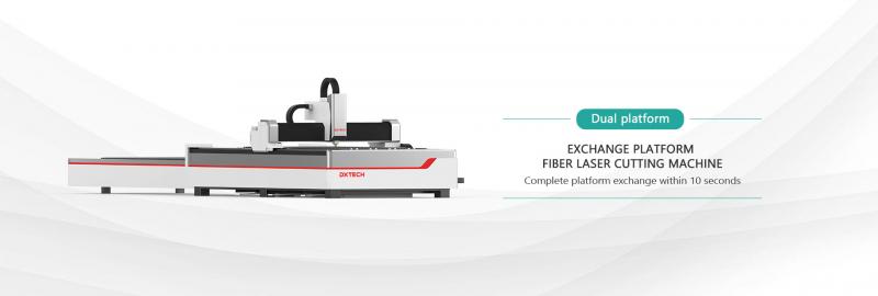 Máy cắt Laser sợi nền tảng trao đổi 1530EP cho thép, cắt nhôm