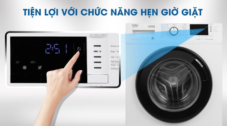 Máy giặt Beko Inverter 8 kg WCV8612XB0ST