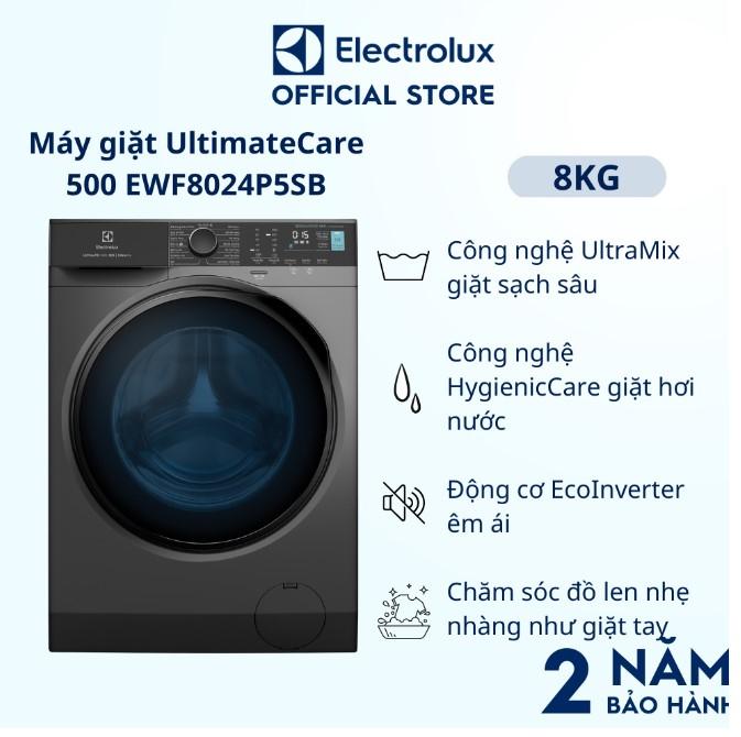 Máy giặt Electrolux 8kg UltimateCare 500 EWF8024P5SB
