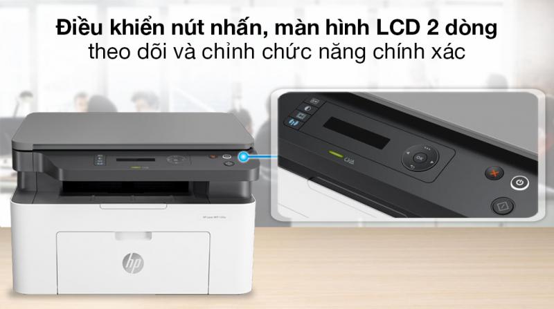 Máy in HP laser trắng đen đa năng in scan copy LaserJet 135a (4ZB82A)
