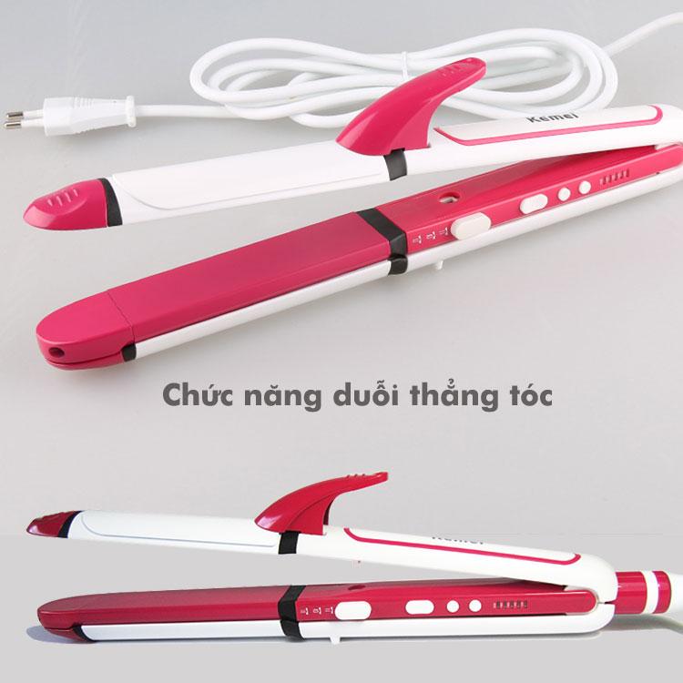 Máy làm tóc đa năng 3in1 duỗi uốn bấm KEMEI KM-3304
