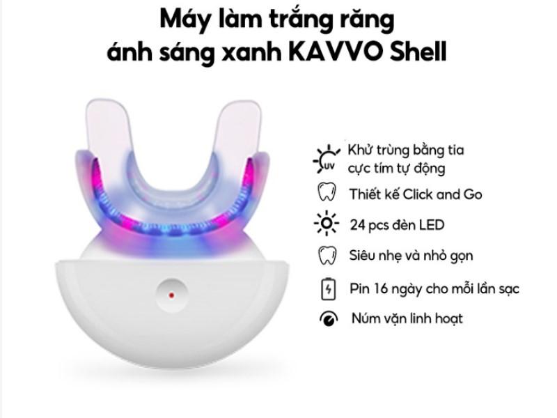 ﻿Máy làm trắng răng ánh sáng xanh KAVVO Shell