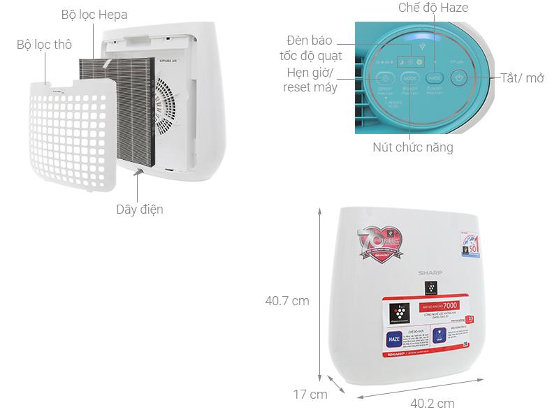 Máy lọc không khí Sharp FP-J30E-A/B/P