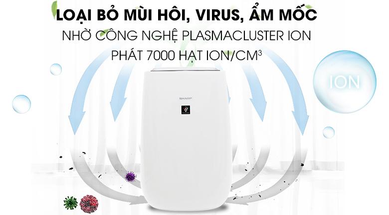 Máy lọc không khí và diệt khuẩn Sharp FP-J40E-W
