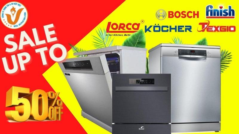 Máy rửa bát nhập khẩu Bắc Ninh