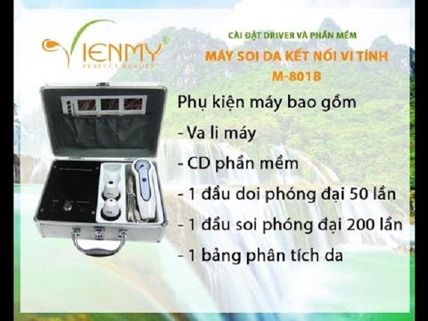 Máy kiểm tra da và tóc kết nối vi tính M-801B
