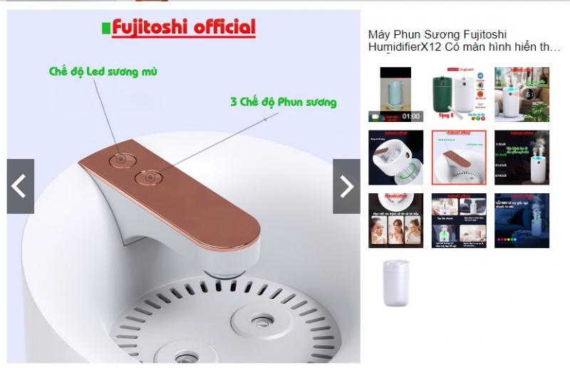 Máy tạo độ ẩm Fujitoshi HumidifierX12