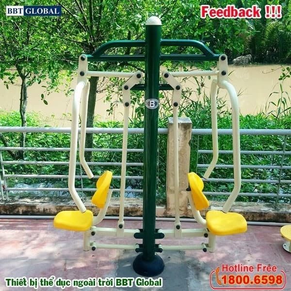 Máy tập đẩy tay đôi ngoài trời