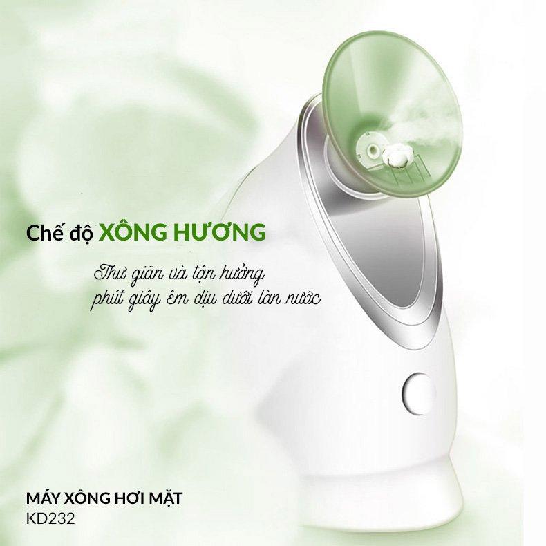Máy xông hơi mặt Ion đa chế độ KSKIN KD232