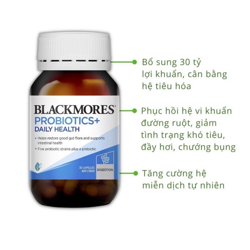 Men vi sinh Blackmores Probiotic + Daily Health