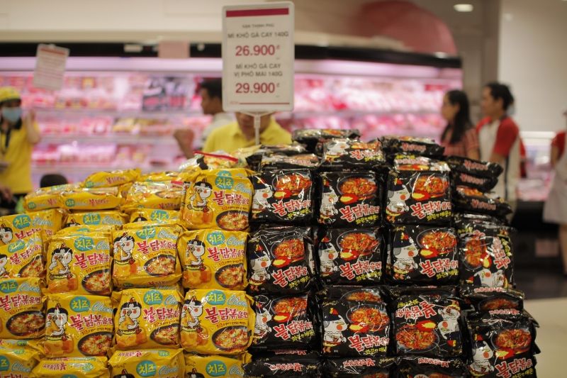 Mì cay Samyang dạng gói