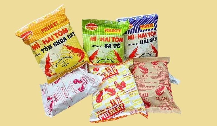 Tổng hợp các loại Mì tôm Miliket