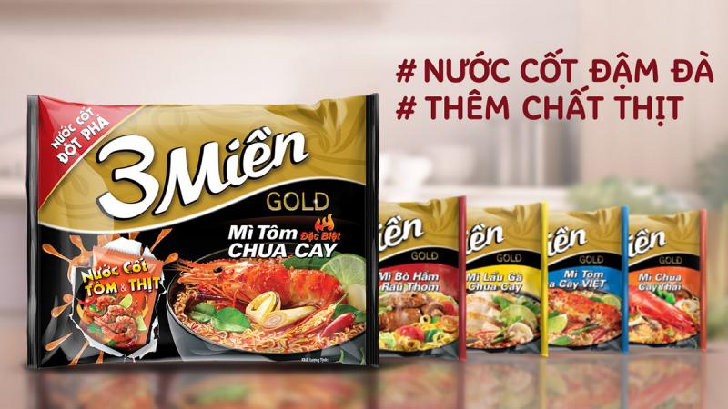 Mì tôm 3 miền