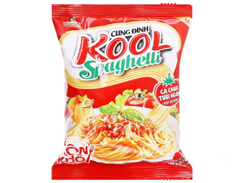 Mì trộn Cung Đình Kool xốt Spaghetti thịt bò bằm gói 100g