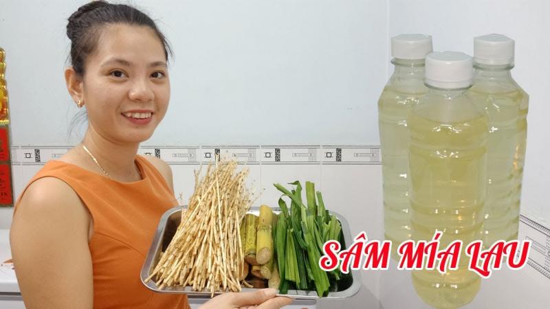 Nước mía lau, rễ tranh, lá dứa, râu bắp...
