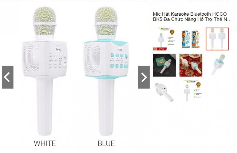 Micro karaoke bluetooth Hoco BK5