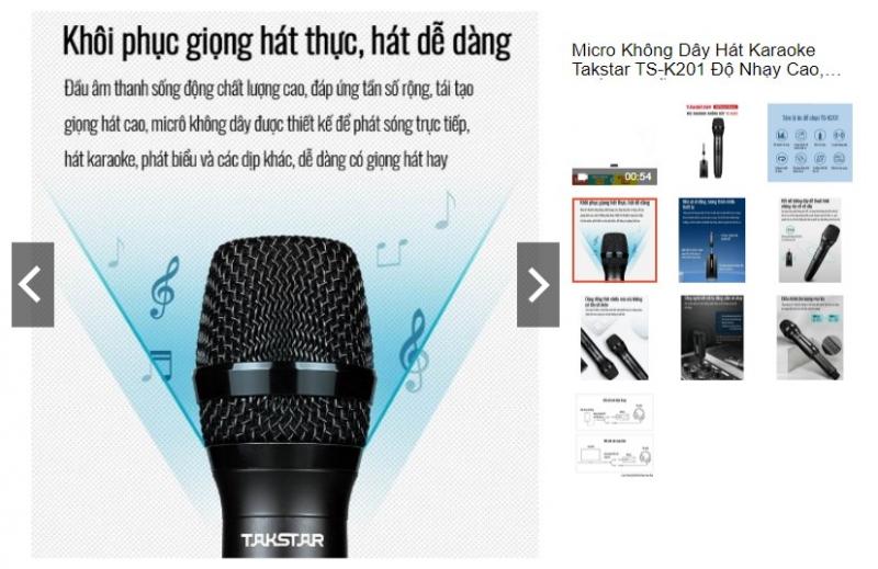 Micro karaoke bluetooth Takstar TS-K201