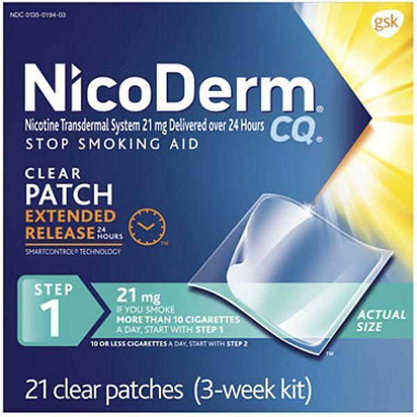 Miếng dán cai thuốc lá NicoDerm CQ