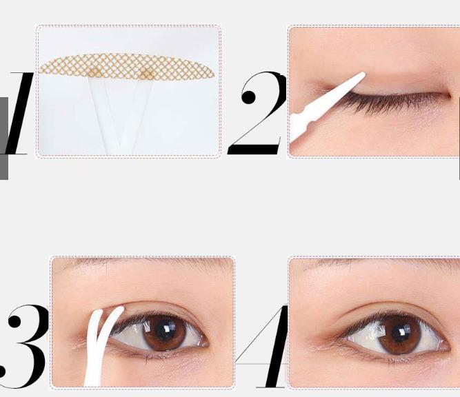 Cách sử dụng miếng dán kích mí Sace Lady
