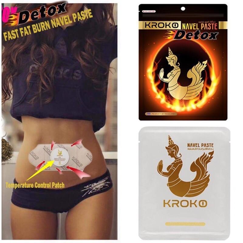 Miếng dán tan mỡ Kroko Detox Navel Paste