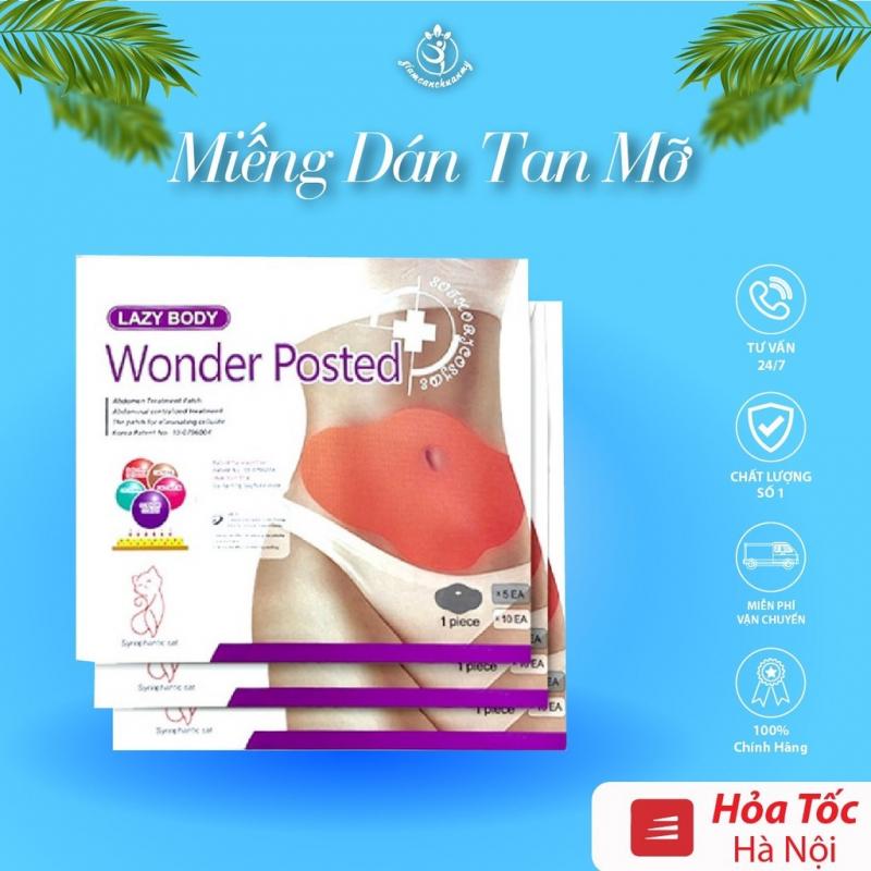 Miếng dán tan mỡ LAZY BODY WONDER POSTED