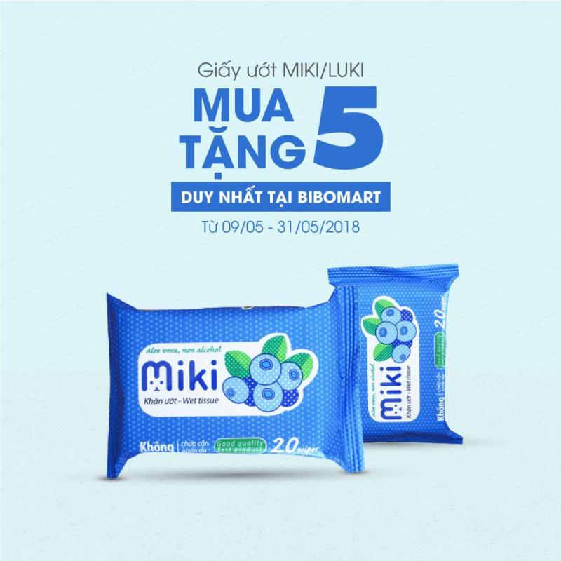 Khăn giấy ướt Miki
