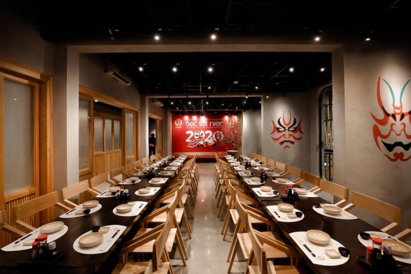 Không gian bên trong Mirai - Sushi & Sake