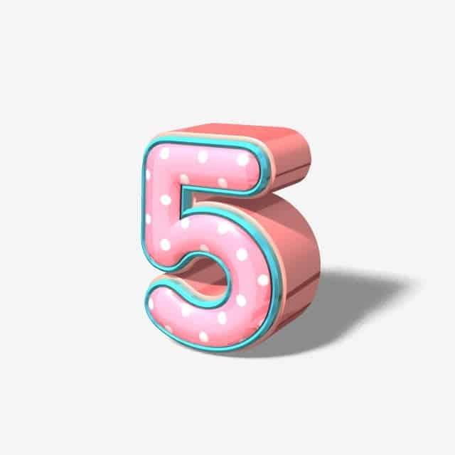 Mơ thấy số 5 có ý nghĩa gì?