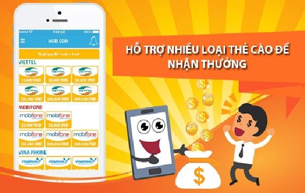 Rất nhiều loại thẻ cào để nhận thưởng
