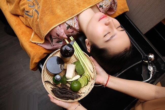 Gội đầu dưỡng sinh tại Mộc Nhiên Spa