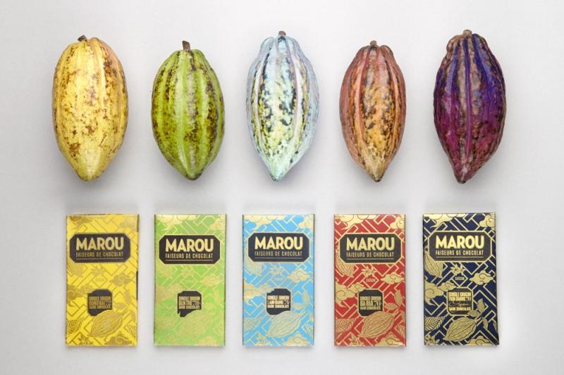 Năm loại socola Marou
