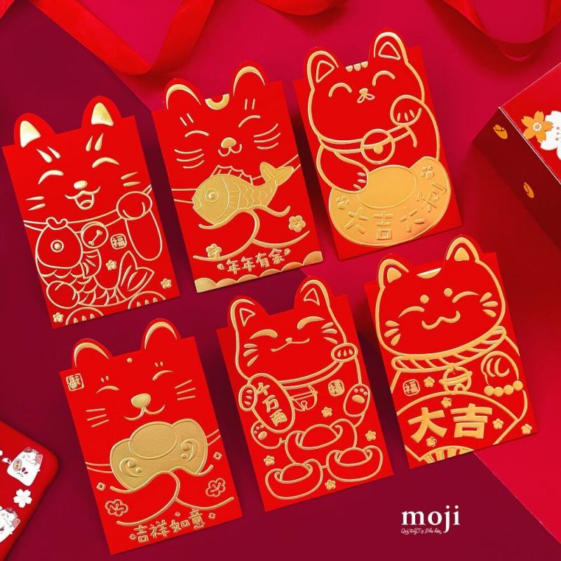 Một số mẫu lì xì của Moji