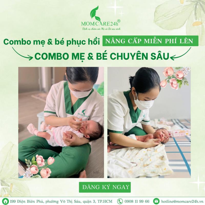 Dịch vụ chăm sóc mẹ và bé chuyên nghiệp tại Momcare24h