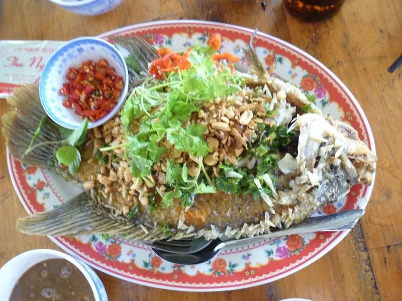 Cá tai tượng chiên xù