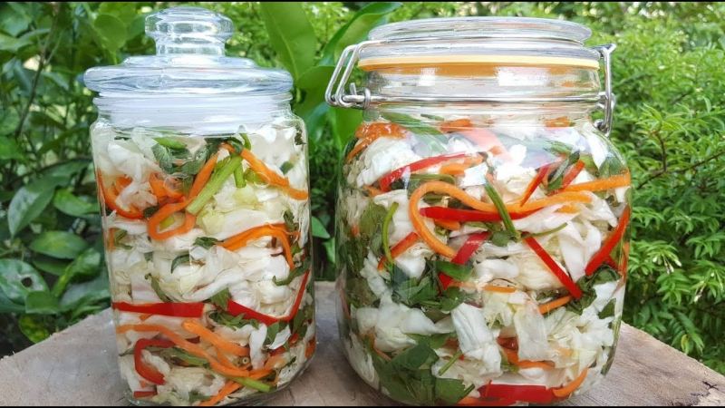 Món cải bắp muối dưa
