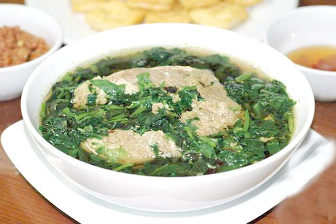 Món canh rau