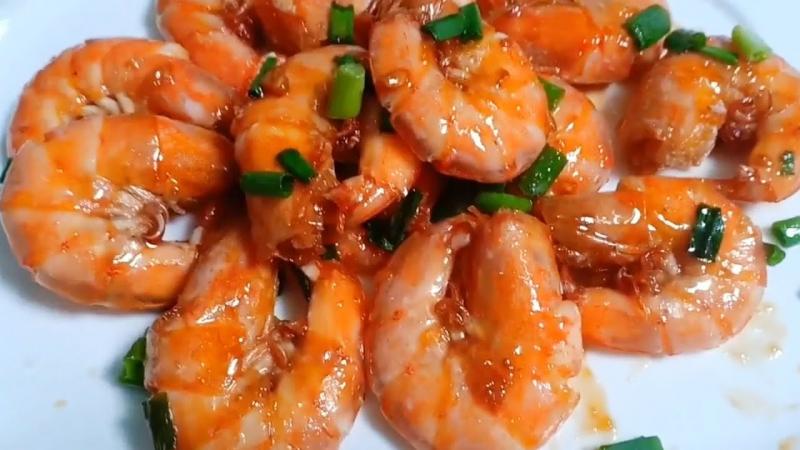 Món tôm rim mặn