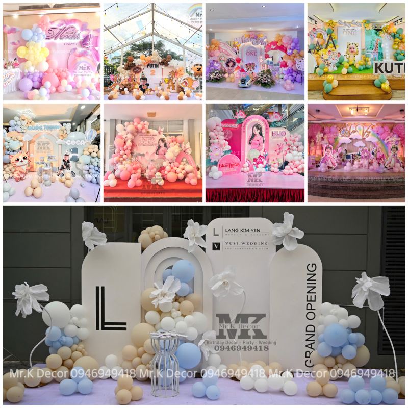 Mr.K Decor Trang trí sinh nhật Long Xuyên