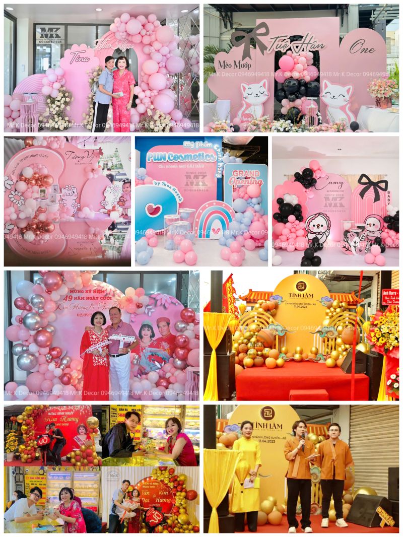 Mr.K Decor Trang trí sinh nhật Long Xuyên