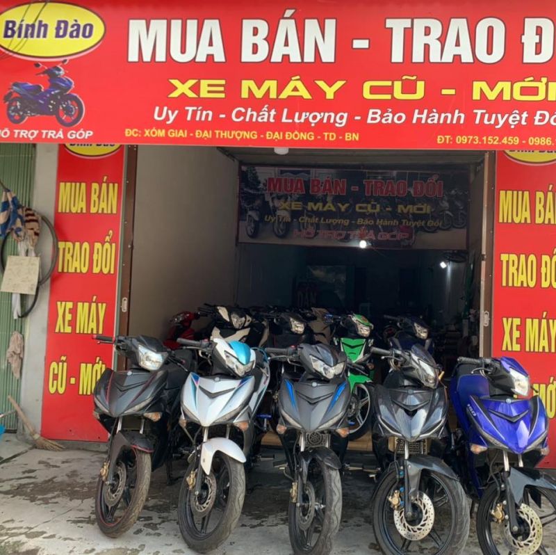 Mua bán xe máy cũ mới Bính Đào