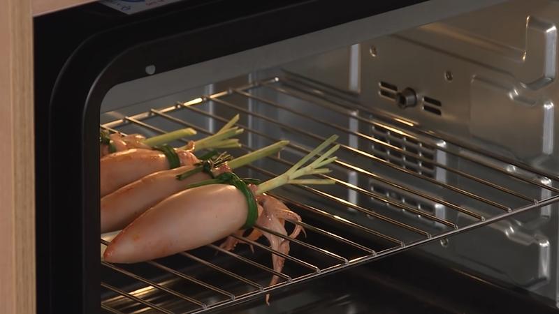 Mực lụi nướng sả