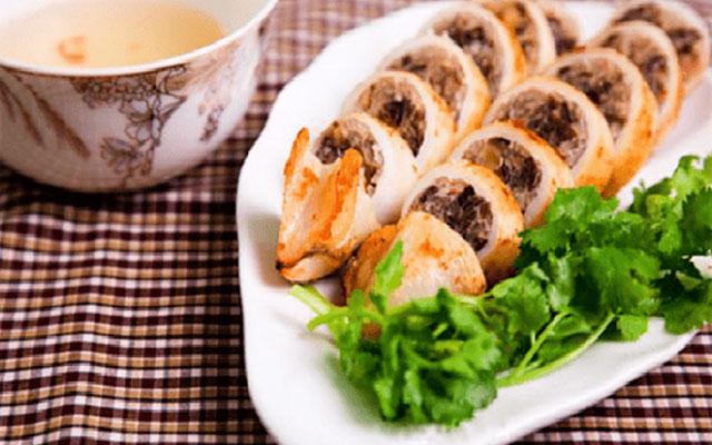 Mực nhồi thịt chiên nước mắm